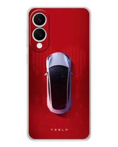 Чехол для Samsung Galaxy S25 Edge с картинкой «Tesla Top View» Чехол для Samsung Galaxy S25 Edge с картинкой «Tesla Top View»