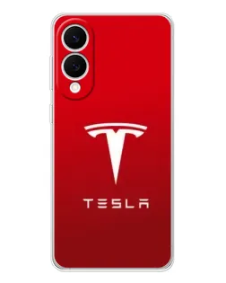 Чехол для Samsung Galaxy S25 Edge с картинкой «Tesla Red Classic» Чехол для Samsung Galaxy S25 Edge с картинкой «Tesla Red Classic»