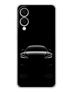 Чехол для Samsung Galaxy S25 Edge с картинкой «Силуэт Tesla Night» Чехол для Samsung Galaxy S25 Edge с картинкой «Силуэт Tesla Night»