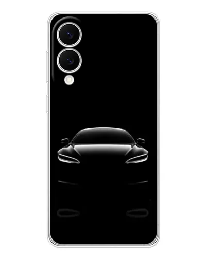 Чехол для Samsung Galaxy S25 Edge с картинкой «Силуэт Tesla Night» Чехол для Samsung Galaxy S25 Edge с картинкой «Силуэт Tesla Night»