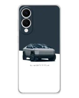 Чехол для Samsung Galaxy S25 Edge с картинкой «Серебристый Cybertruck Tesla» Чехол для Samsung Galaxy S25 Edge с картинкой «Серебристый Cybertruck Tesla»