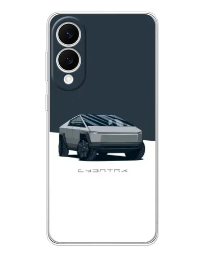 Чехол для Samsung Galaxy S25 Edge с картинкой «Серебристый Cybertruck Tesla» Чехол для Samsung Galaxy S25 Edge с картинкой «Серебристый Cybertruck Tesla»