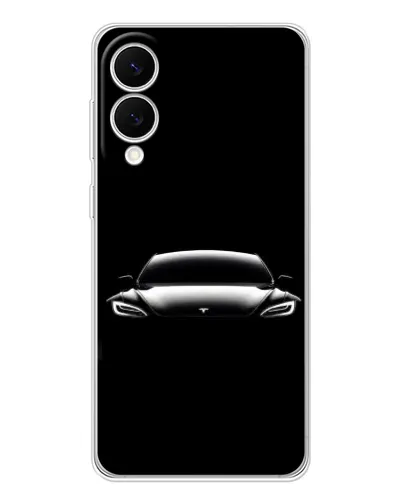 Чехол для Samsung Galaxy S25 Edge с картинкой «Фары Tesla Night» Чехол для Samsung Galaxy S25 Edge с картинкой «Фары Tesla Night»