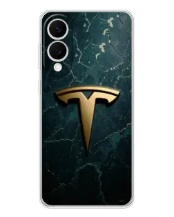 Чехол для Samsung Galaxy S25 Edge с картинкой «Мраморная Tesla Gold» Чехол для Samsung Galaxy S25 Edge с картинкой «Мраморная Tesla Gold»
