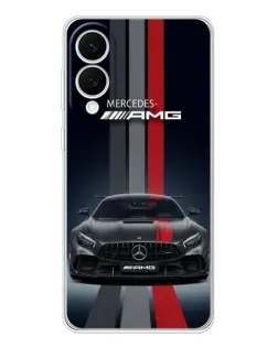 Чехол для Samsung Galaxy S25 Edge с картинкой «Mercedes — белый карбон» Чехол для Samsung Galaxy S25 Edge с картинкой «Mercedes — белый карбон»