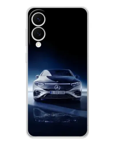 Чехол для Samsung Galaxy S25 Edge с картинкой «Ночной Mercedes EQ»