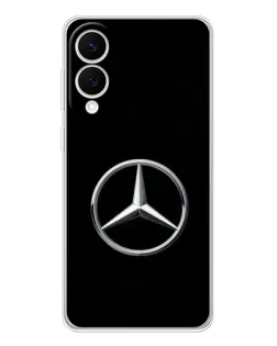 Чехол для Samsung Galaxy S25 Edge с картинкой «Mercedes классический лого»