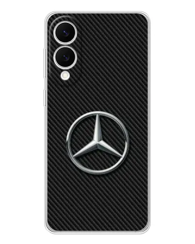 Чехол для Samsung Galaxy S25 Edge с картинкой «Карбоновый Mercedes стиль» Чехол для Samsung Galaxy S25 Edge с картинкой «Карбоновый Mercedes стиль»