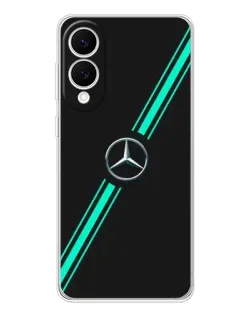 Чехол для Samsung Galaxy S25 Edge с картинкой «Спортивные линии Mercedes»