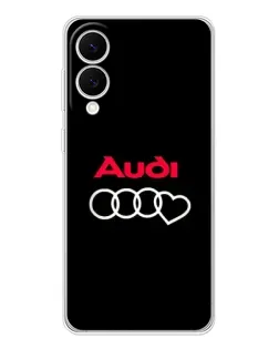 Чохол для Samsung Galaxy S25 Edge з картинкою «Логотип Audi Heart»