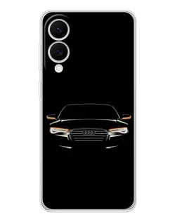 Чохол для Samsung Galaxy S25 Edge з картинкою «Audi — нічний контур»