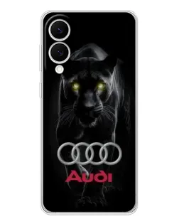 Чохол для Samsung Galaxy S25 Edge з картинкою «Пантера та Audi»