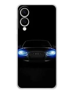 Чохол для Samsung Galaxy S25 Edge з картинкою «Audi в неоні»