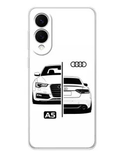 Чохол для Samsung Galaxy S25 Edge з картинкою «Audi — контрастний дизайн»