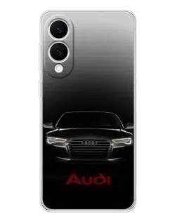 Чохол для Samsung Galaxy S25 Edge з картинкою «Audi — градієнтний контур»