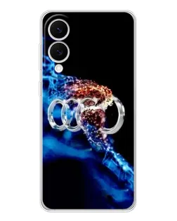 Чохол для Samsung Galaxy S25 Edge з картинкою «Енергія лого Audi»