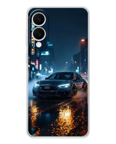 Чохол для Samsung Galaxy S25 Edge з картинкою «Нічне місто та Audi» Чохол для Samsung Galaxy S25 Edge з картинкою «Нічне місто та Audi»