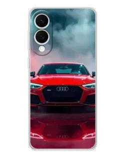 Чохол для Samsung Galaxy S25 Edge з картинкою «Audi RS — червоний стиль»