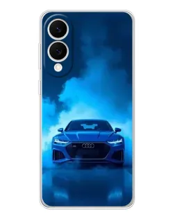 Чохол для Samsung Galaxy S25 Edge з картинкою «Audi — блакитна енергія»