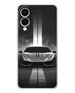 Чехол для Samsung Galaxy S25 Edge с картинкой «Lamborghini симметрия дорог»