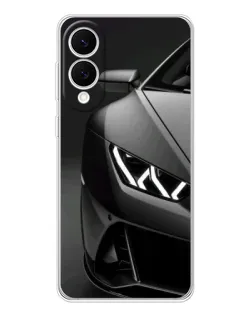 Чехол для Samsung Galaxy S25 Edge с картинкой «Lamborghini фары детализация»