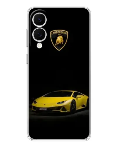 Чехол для Samsung Galaxy S25 Edge с картинкой «Lamborghini желтый акцент»