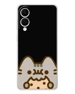 Чехол для Samsung Galaxy S25 Edge с картинкой «Пушин на черном» Чехол для Samsung Galaxy S25 Edge с картинкой «Пушин на черном»