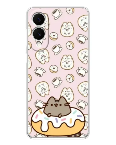 Чехол для Samsung Galaxy S25 Edge с картинкой «Пушин на пончике» Чехол для Samsung Galaxy S25 Edge с картинкой «Пушин на пончике»