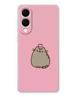 Чехол для Samsung Galaxy S25 Edge с картинкой «Pusheen сердце» Чехол для Samsung Galaxy S25 Edge с картинкой «Pusheen сердце»
