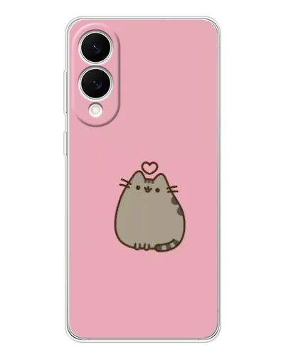 Чехол для Samsung Galaxy S25 Edge с картинкой «Pusheen сердце» Чехол для Samsung Galaxy S25 Edge с картинкой «Pusheen сердце»