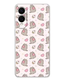 Чехол для Samsung Galaxy S25 Edge с картинкой «Пушин и сладости» Чехол для Samsung Galaxy S25 Edge с картинкой «Пушин и сладости»