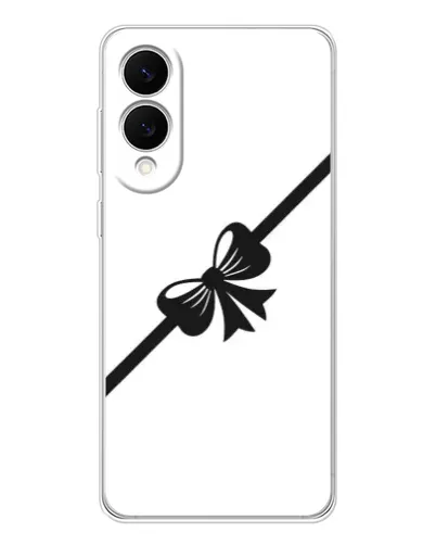Чехол для Samsung Galaxy S25 Edge с картинкой «Диагональный бант»