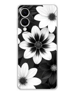 Чохол для Samsung Galaxy S25 Edge з картинкою «Монохромні айстри» Чохол для Samsung Galaxy S25 Edge з картинкою «Монохромні айстри»