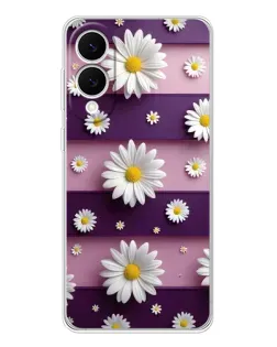 Чохол для Samsung Galaxy S25 Edge з картинкою «Ромашки на фіолетовому» Чохол для Samsung Galaxy S25 Edge з картинкою «Ромашки на фіолетовому»