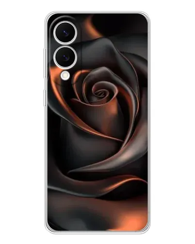 Чехол для Samsung Galaxy S25 Edge с картинкой «Шелковая черная роза» Чехол для Samsung Galaxy S25 Edge с картинкой «Шелковая черная роза»