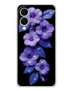 Чохол для Samsung Galaxy S25 Edge з картинкою «Фіолетові квіти з росою» Чохол для Samsung Galaxy S25 Edge з картинкою «Фіолетові квіти з росою»