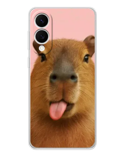 Чехол для Samsung Galaxy S25 Edge с картинкой «Капибара с языком» Чехол для Samsung Galaxy S25 Edge с картинкой «Капибара с языком»
