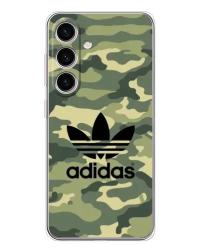 Чехол для Samsung Galaxy S25 FE с картинкой «Милитари стиль Adidas» Чехол для Samsung Galaxy S25 FE с картинкой «Милитари стиль Adidas»