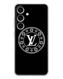 Чехол для Samsung Galaxy S25 FE с картинкой «LV — печать стиля»