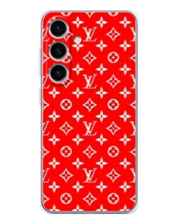 Чехол для Samsung Galaxy S25 FE с картинкой «Яркий паттерн LV»