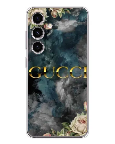 Чехол для Samsung Galaxy S25 FE с картинкой «Абстрактные цветы Gucci» Чехол для Samsung Galaxy S25 FE с картинкой «Абстрактные цветы Gucci»