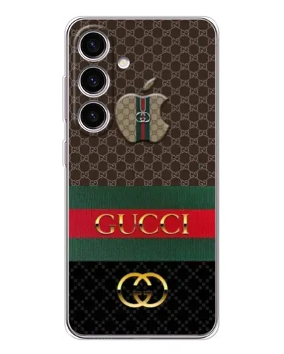 Чехол для Samsung Galaxy S25 FE с картинкой «Gucci — брендированный десерт» Чехол для Samsung Galaxy S25 FE с картинкой «Gucci — брендированный десерт»