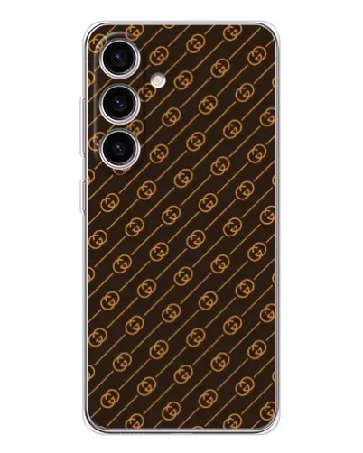 Чехол для Samsung Galaxy S25 FE с картинкой «Gucci — золотые диагонали» Чехол для Samsung Galaxy S25 FE с картинкой «Gucci — золотые диагонали»