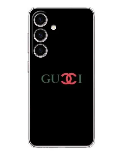 Чехол для Samsung Galaxy S25 FE с картинкой «Gucci — красный градиент» Чехол для Samsung Galaxy S25 FE с картинкой «Gucci — красный градиент»