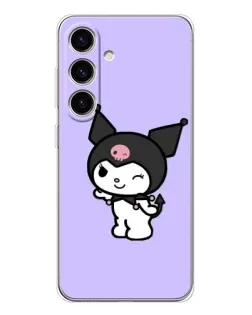 Чехол для Samsung Galaxy S25 FE с картинкой «Классическая Kuromi»