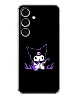 Чехол для Samsung Galaxy S25 FE с картинкой «Электрическая Kuromi»