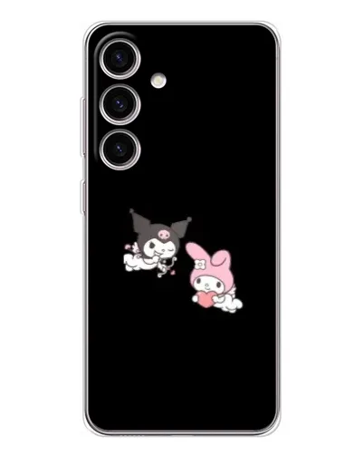 Чехол для Samsung Galaxy S25 FE с картинкой «My Melody и Kuromi»