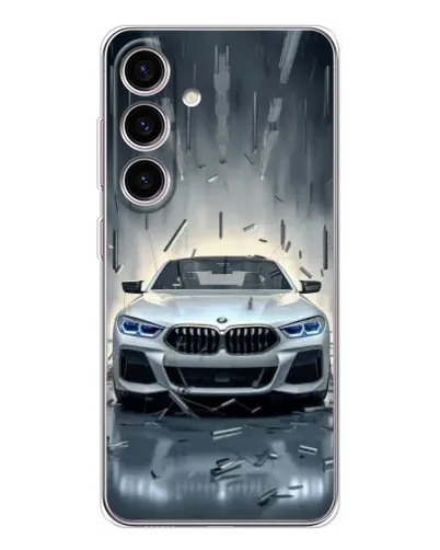 Чехол для Samsung Galaxy S25 FE с картинкой «BMW в свете фар»
