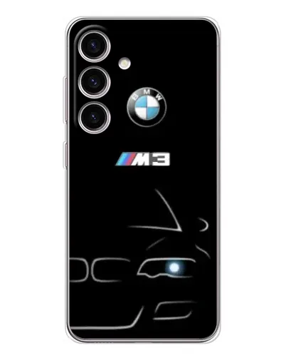 Чехол для Samsung Galaxy S25 FE с картинкой «Минималистичный принт BMW M3»