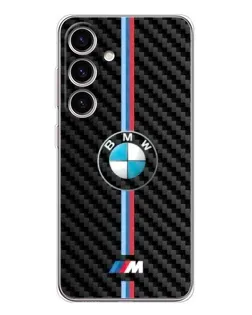 Чехол для Samsung Galaxy S25 FE с картинкой «Эмблема BMW и карбон» Чехол для Samsung Galaxy S25 FE с картинкой «Эмблема BMW и карбон»